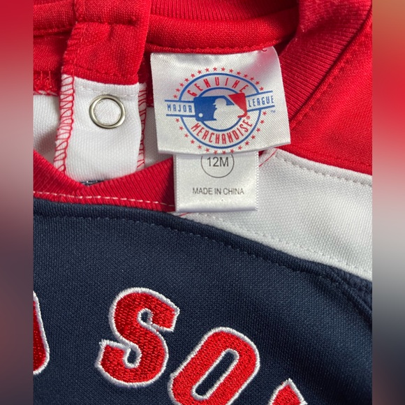 Boston Red Sox Short Romper 12M - Picture 3 of 3